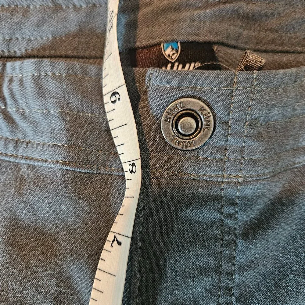women's KUHL Trekr Pants Hiking climbing Outdoor‎ straight leg Green size 10S - Picture 8 of 13